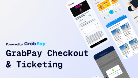 Tampilan GrabPay Checkout & Ticketing